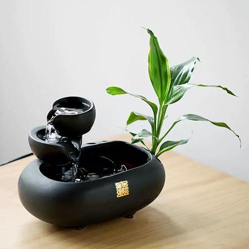 水流生财，瓷韵雅居 家居陶瓷流水摆件的美学与风水之道